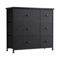 6 Drawer Steel Frame Storage Organizer Dresser X22320