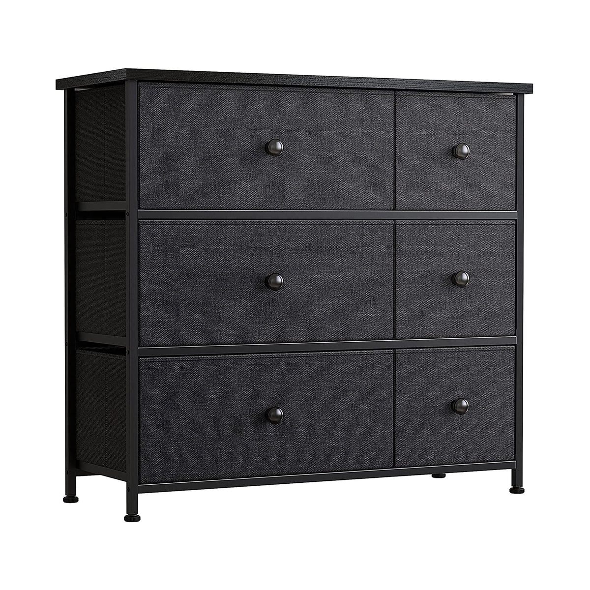 6 Drawer Steel Frame Storage Organizer Dresser X22320