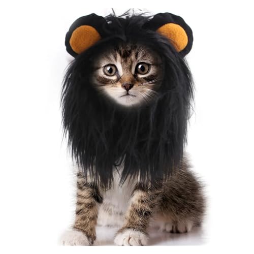 Cat Lion Mane Wig Hat Costume X200