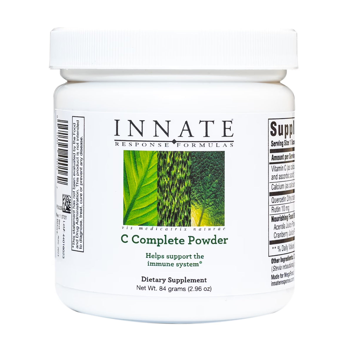 C Complete Powder Antioxidant Vitamin C Supplement Vegetarian Non-GMO 2.96 Oz. 30 Servings H721546