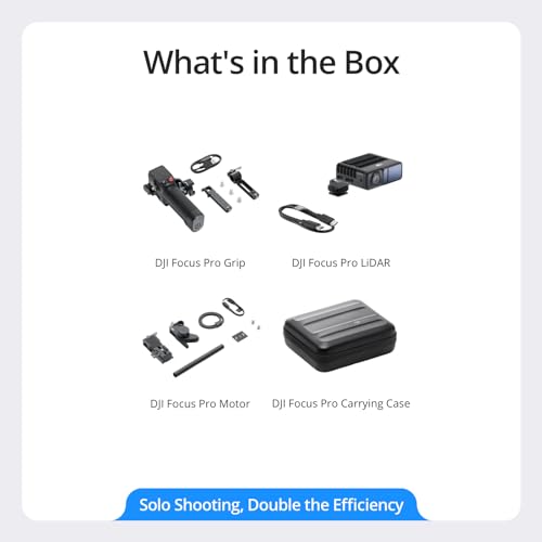 Focus Pro Creator Combo, AMF Lens Control System, 20-Meter Subject Focusing, 76,800 LiDAR Ranging Points, AI Recognition, FIZ Lens Control Hand Unit Z820