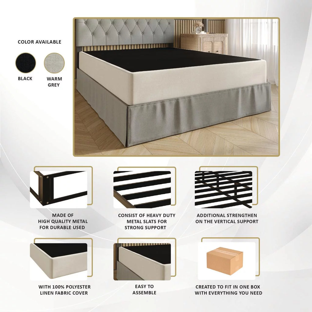 8" Queen Metal Box Spring P975415