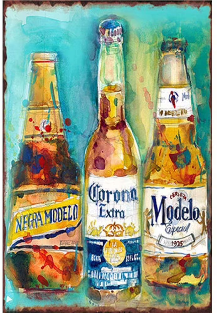Vintage Metal Tin Sign Wall Poster N6989
