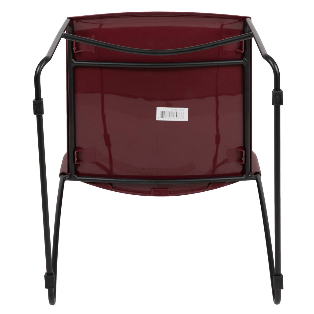 Burgundy Stack Chair with Air-Vent Back X957681