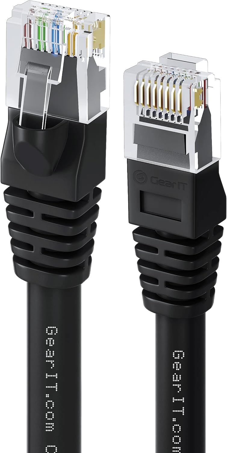 Cat 6 Ethernet Cable 6 ft 24-Pack Black N530
