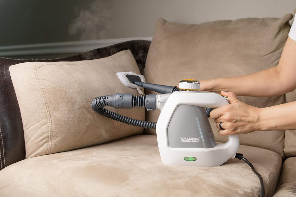 White Handheld Steam Cleaner and Multipurpose Steamer M3529