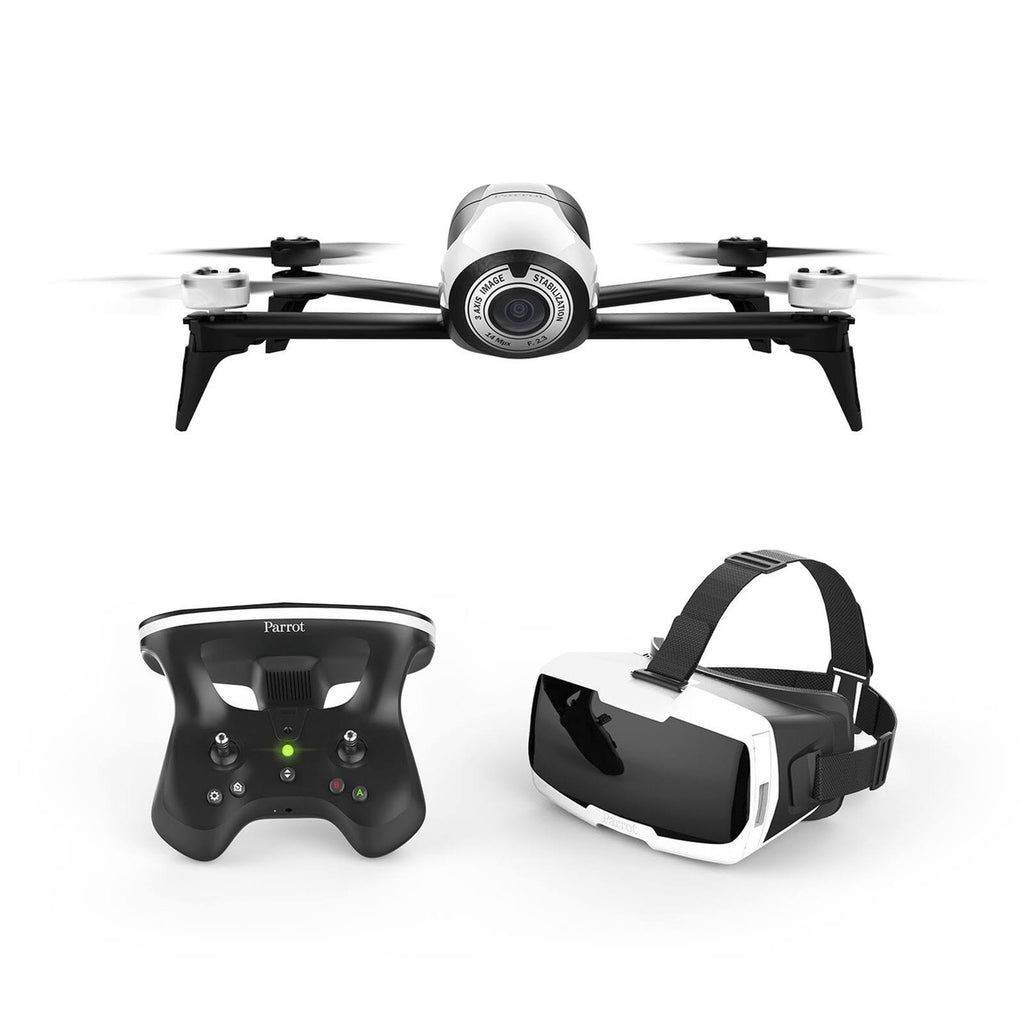 FPV Drone Kit with CockpitGlasses and Skycontroller 2 White W85103