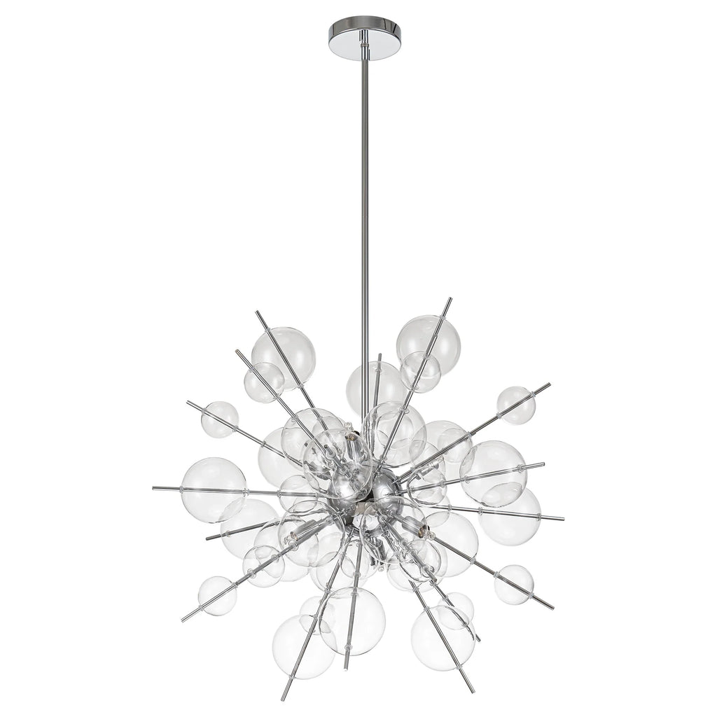 6-Light Globe Bubble Starburst Chandelier Y96043