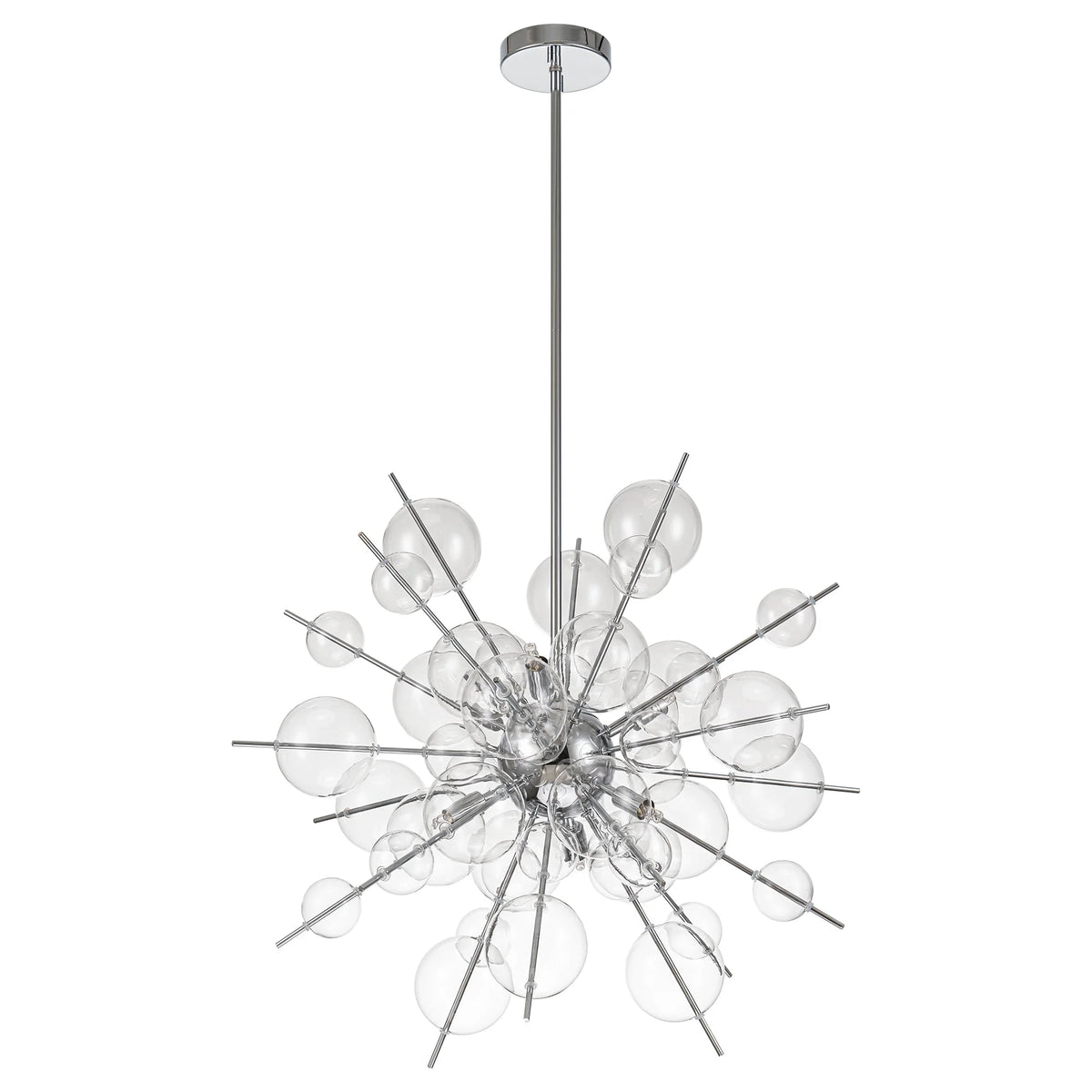 6-Light Globe Bubble Starburst Chandelier Y96043