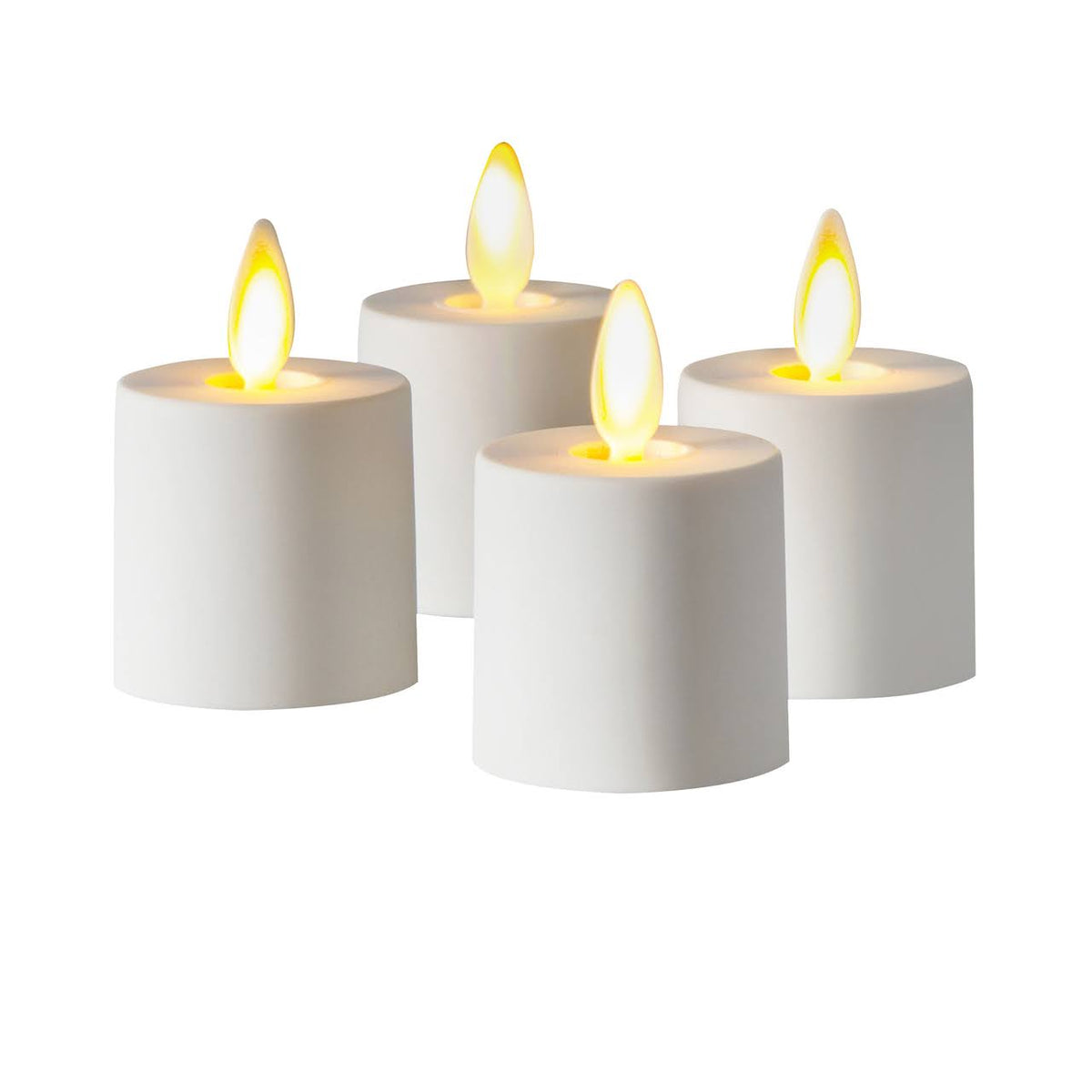 Set of Four Moving Flame Tealights L369