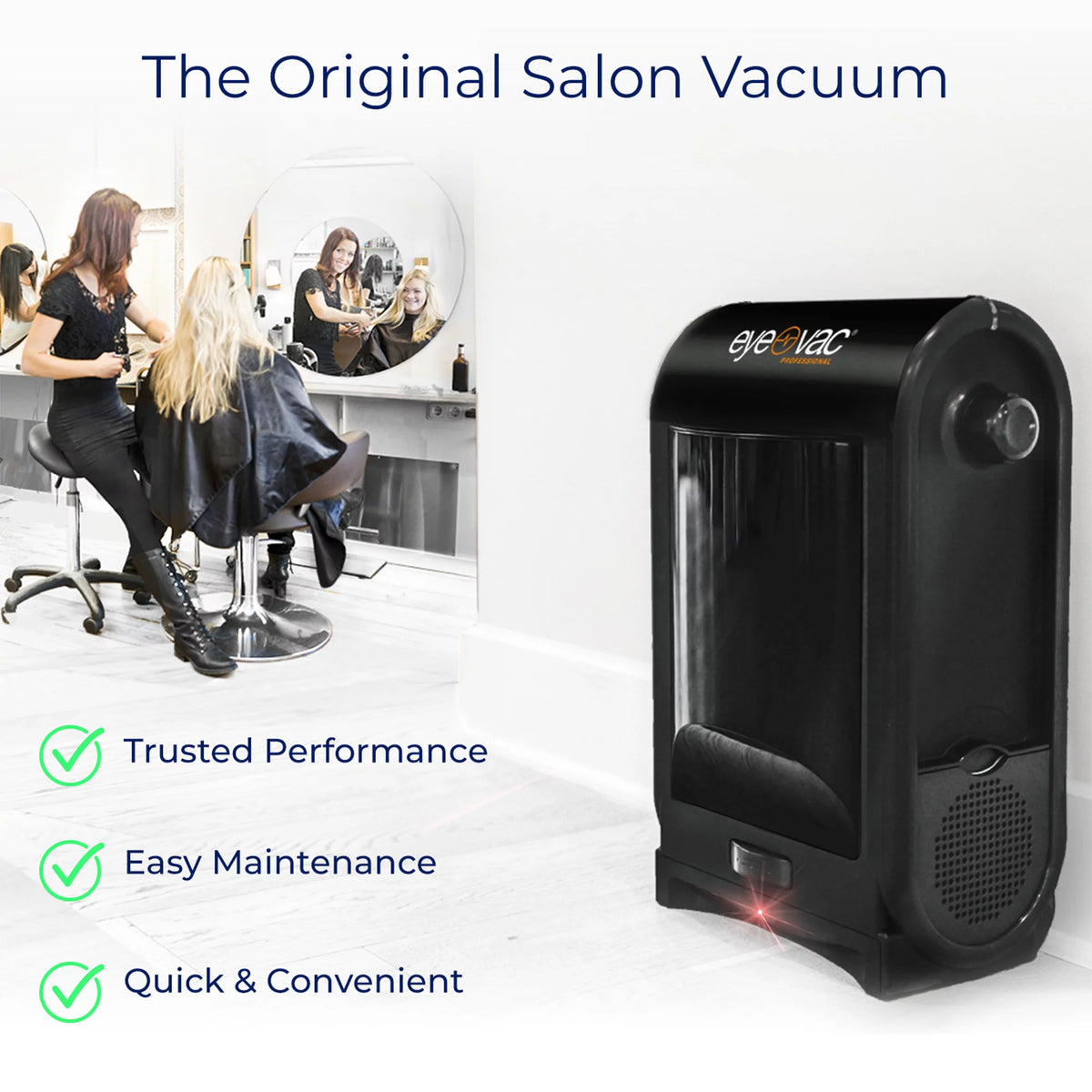 Black Touchless Electric Stationary Pet Vacuum Hard Floor Cleaner V13516