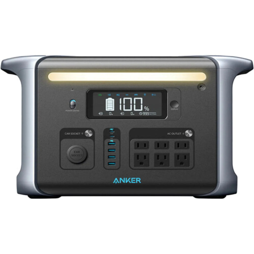 Portable Power Station 1229Wh LiFePO4 Battery 1500W F1401