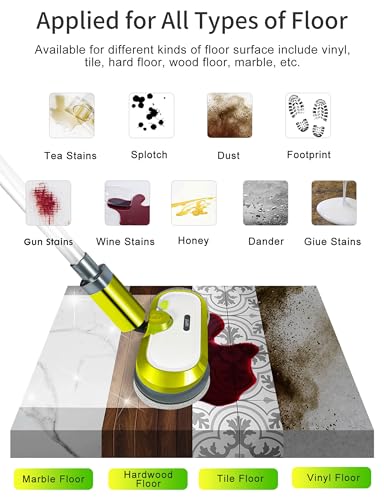 Cordless Electric Spin Mop with Water Spray L405