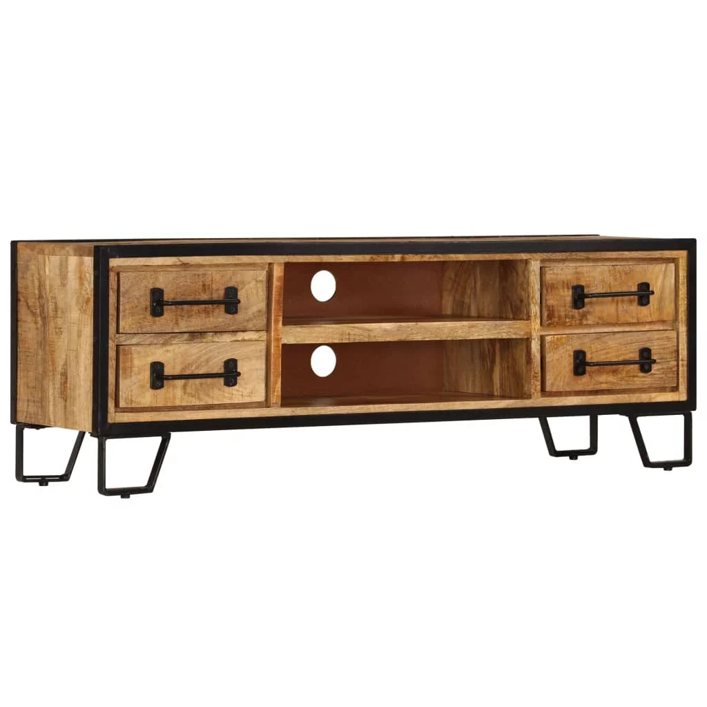 TV Cabinet with Drawers Solid Mango Wood K517
