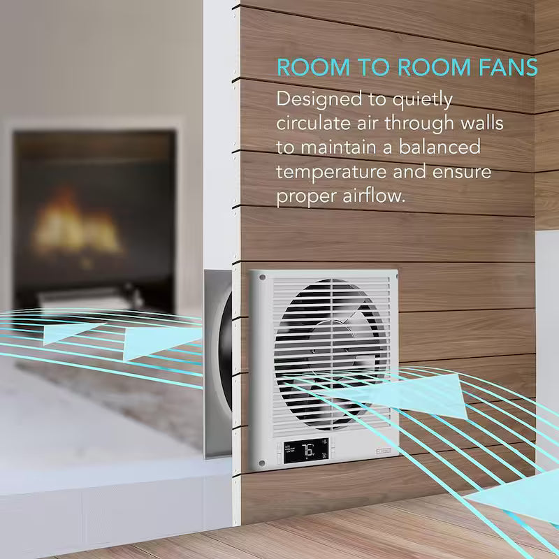 8 in. Through-the-Wall Fan with Temperature Controller Z710