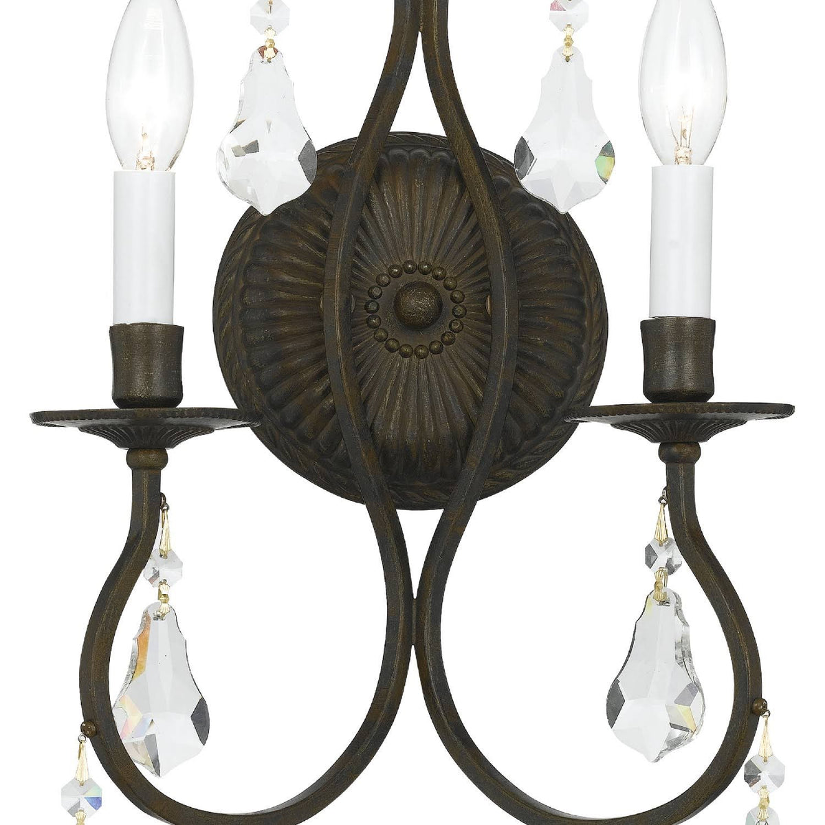 2 Light English Bronze Sconce J172706