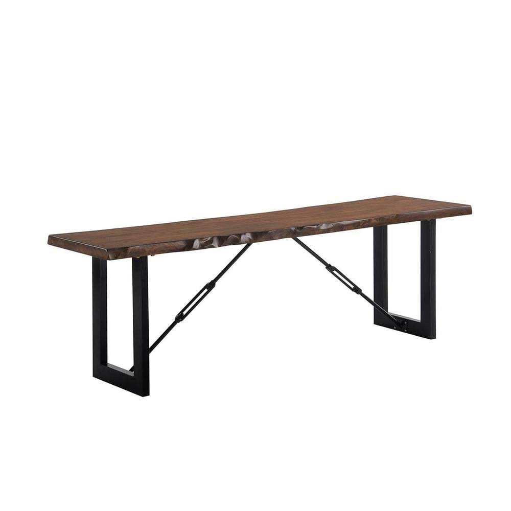 Walnut Wood Bench J41126
