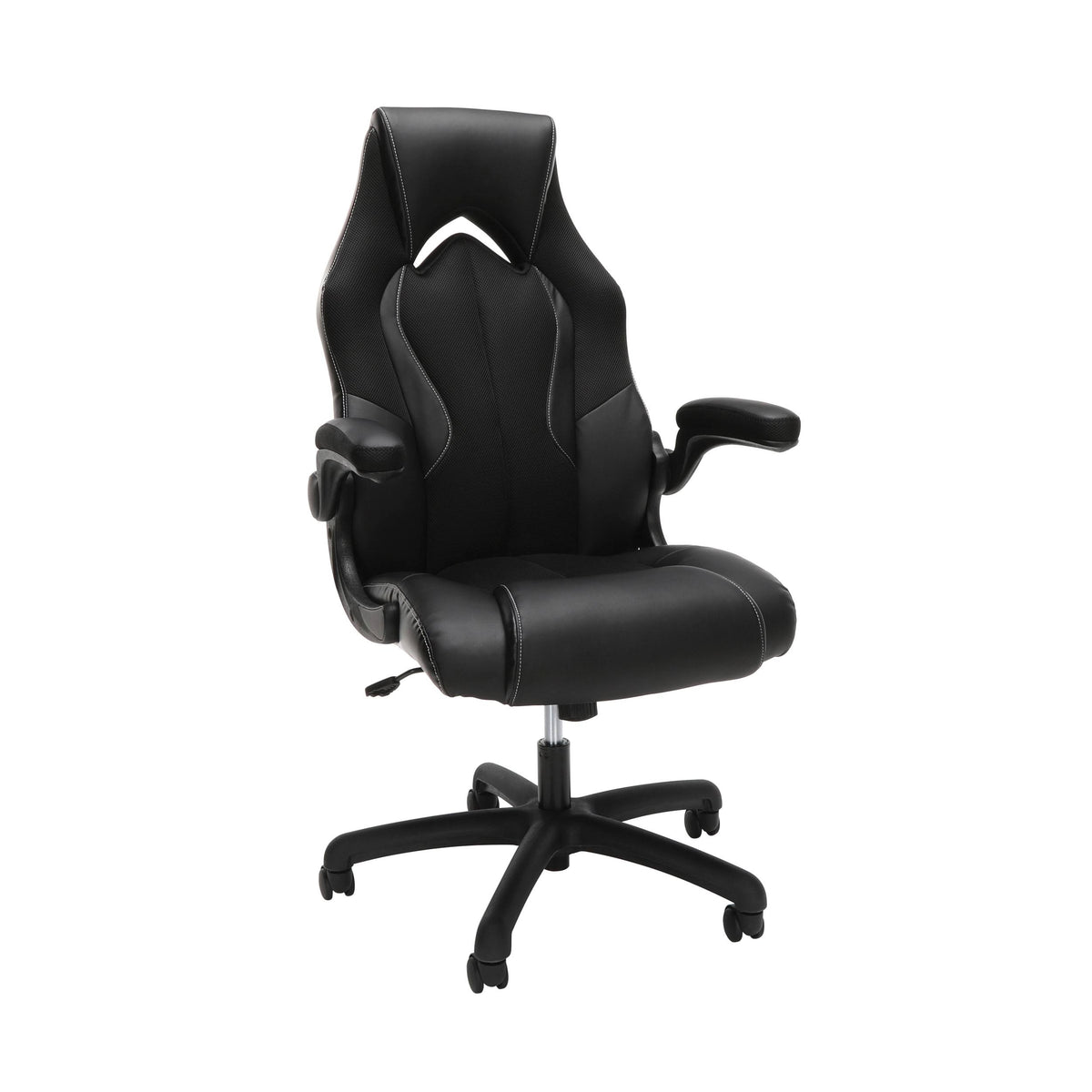 Black Bonded Leather High-Back Gaming Chair N64387