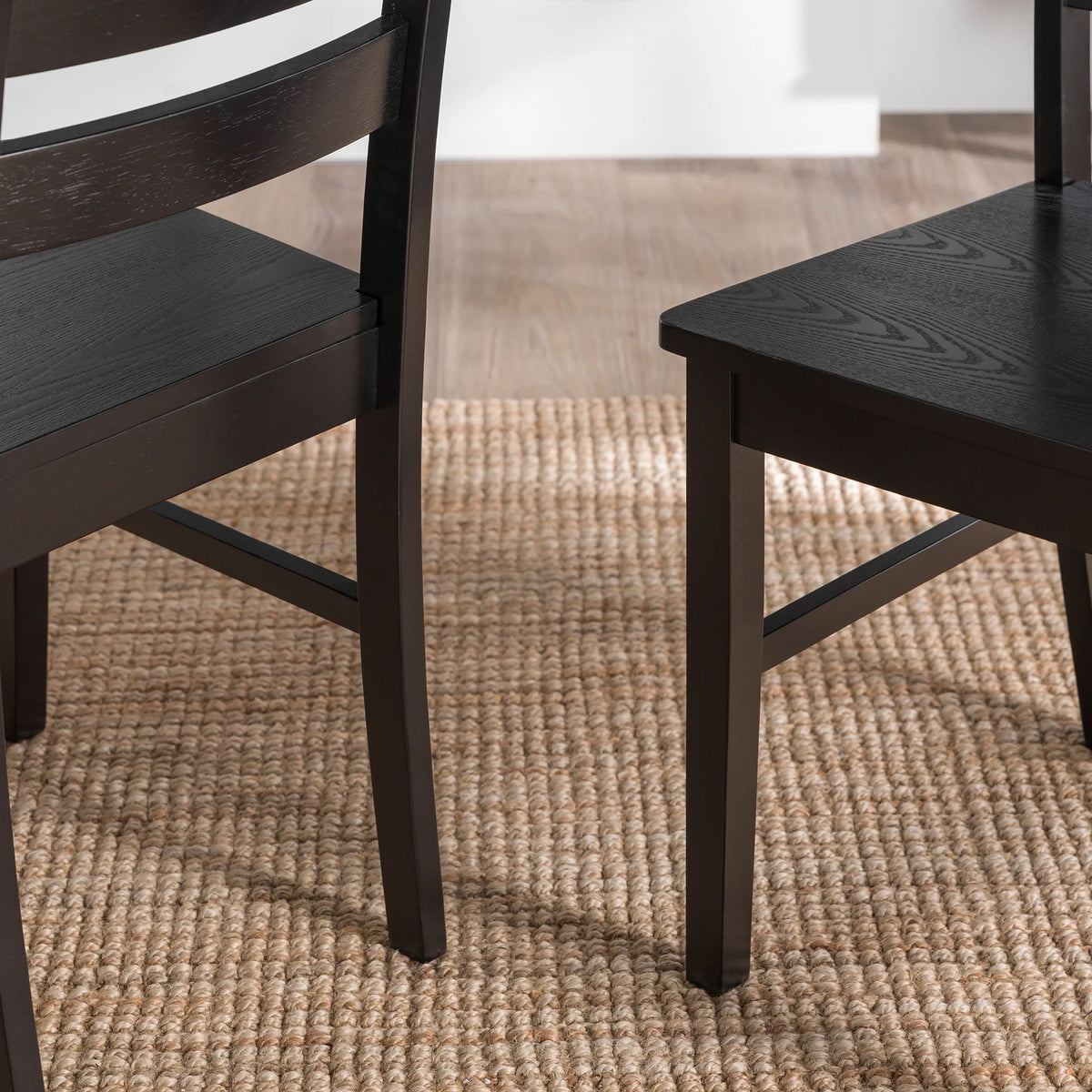 Set of 2 Black Dining Chair S427
