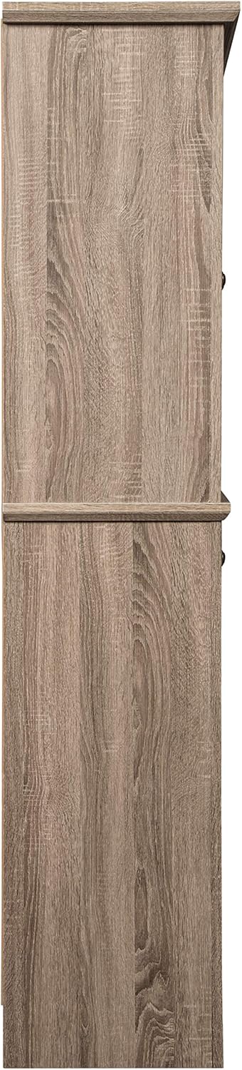 Rustic Farmhouse Accent Cabinet with Adjustable Shelves, Gray C447263