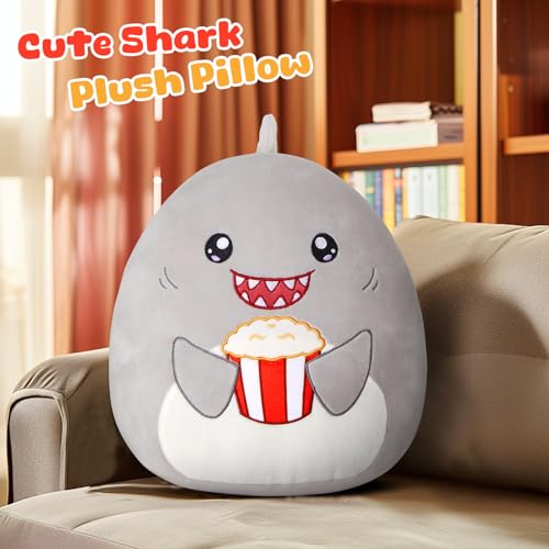 Shark Plush Pillow Stuffed Animal O232