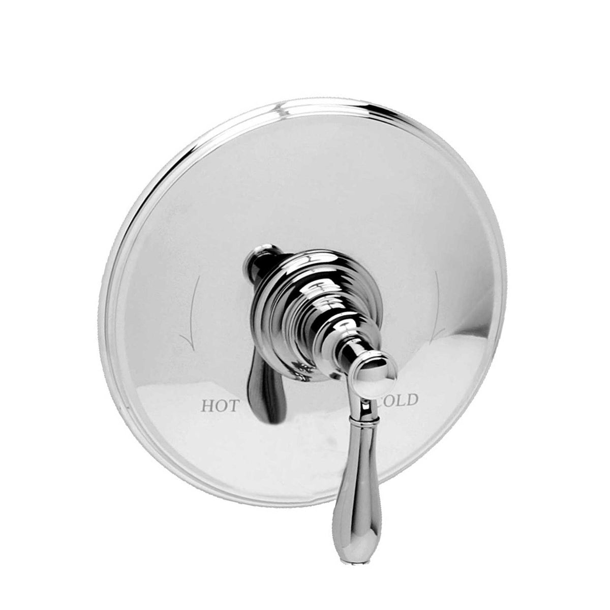 Satin Brass Shower Trim Plate with Handle L102