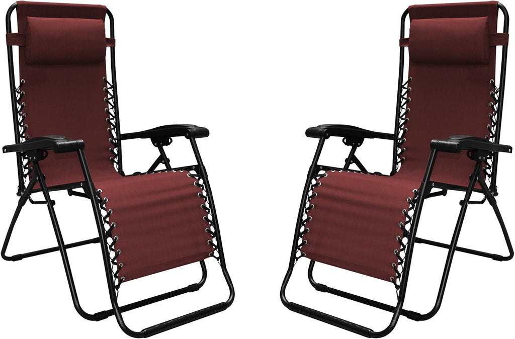Black Zero Gravity Chair 2 Pack H370