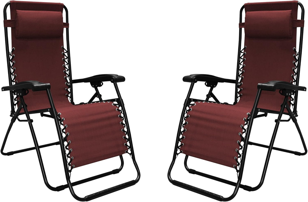 Black Zero Gravity Chair 2 Pack H370