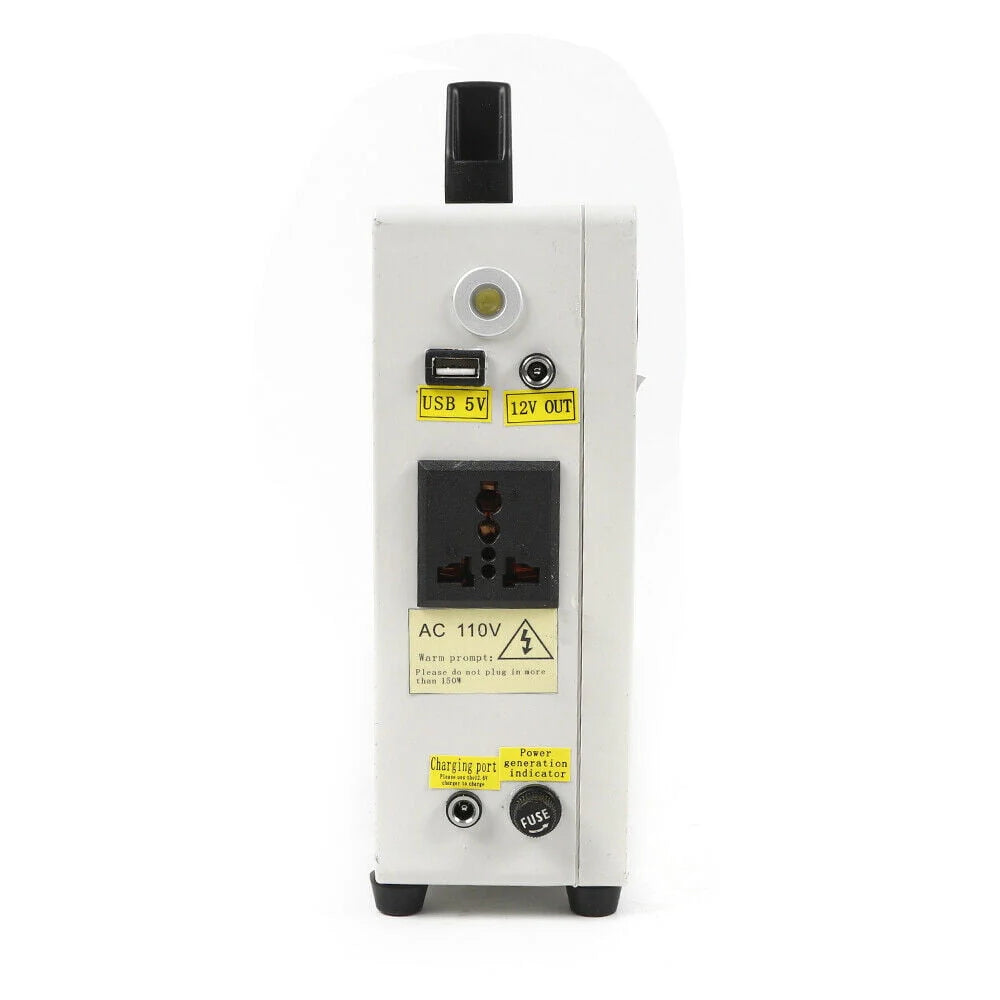 Portable Hand Crank Generator Emergency Power Supply USB Charger O89056