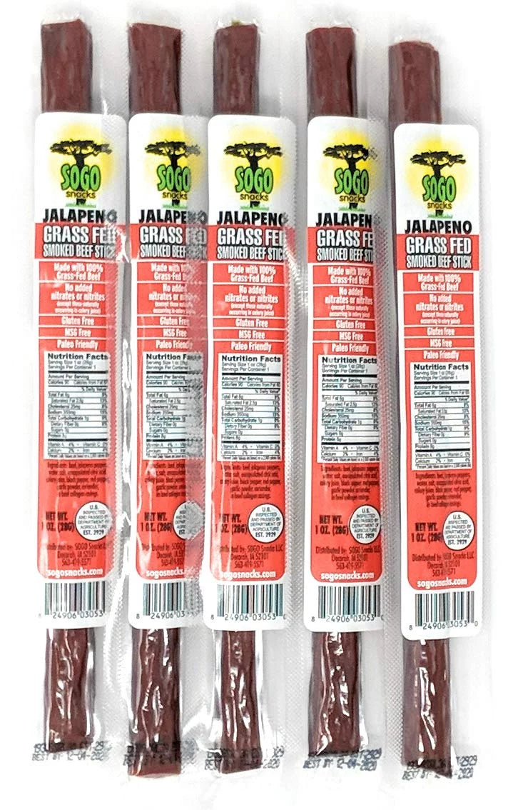 No Sugar 100% Grass-fed Non-GMO Beef Sticks 72 Count J838148
