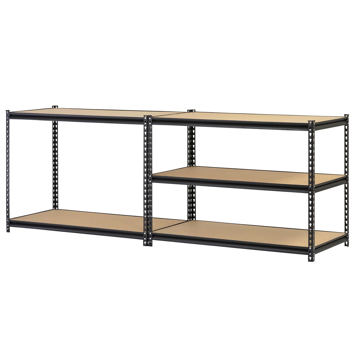 5-Shelf Steel Freestanding Shelving Unit Black X4736