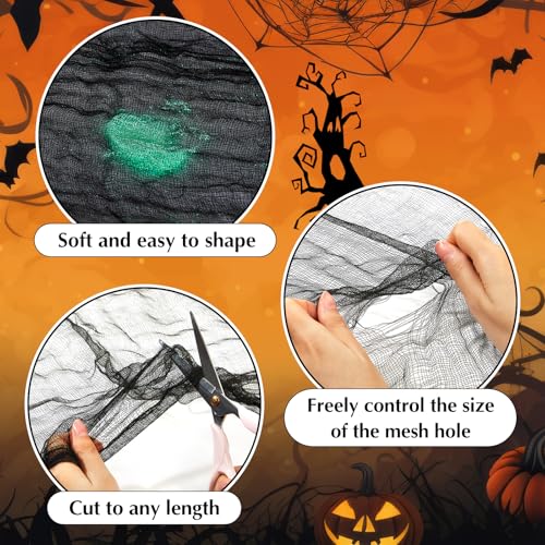 Luminous Halloween Cheesecloth Fabric Decorations O629727