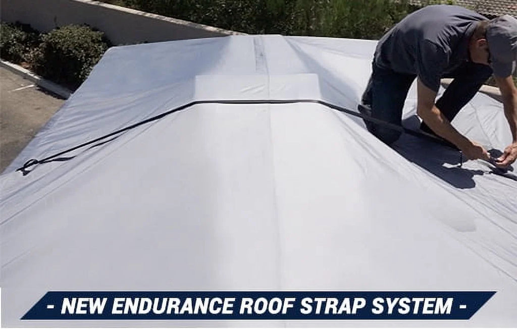 Gray Fifth Wheel Trailer Cover for 33 - 34 Feet Q43286