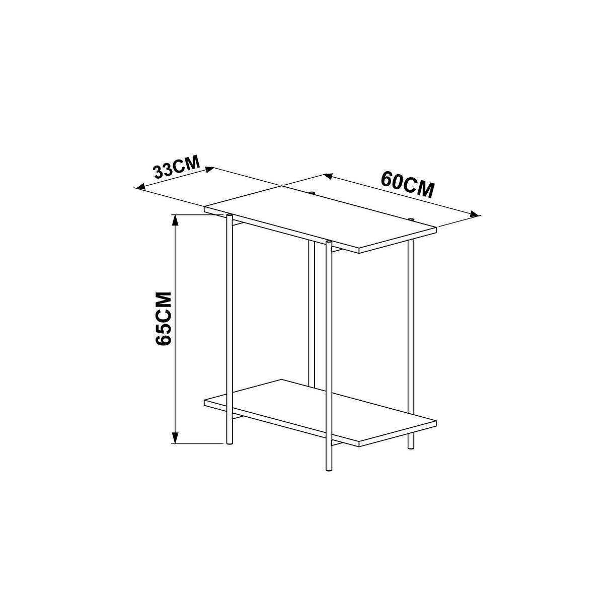 Black End Table C385