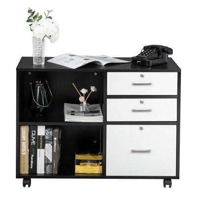 Wood 3 Drawer Lateral Filing Cabinet G161546