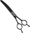 7.0'' 440C Steel Curved Thinning Dog Grooming Scissors O5404