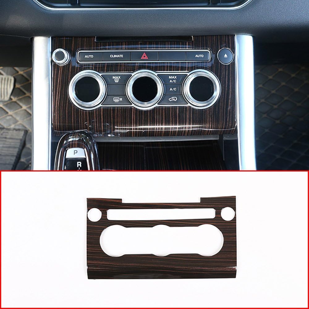 ABS Plastic Central Console A/C Volume Control Panel Cover Trim Pack of 2 Y12078