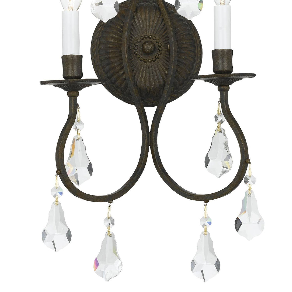 2 Light English Bronze Sconce J172706