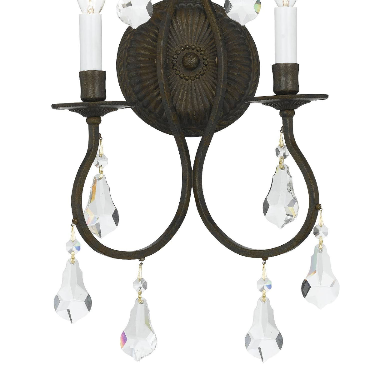 2 Light English Bronze Sconce J172706