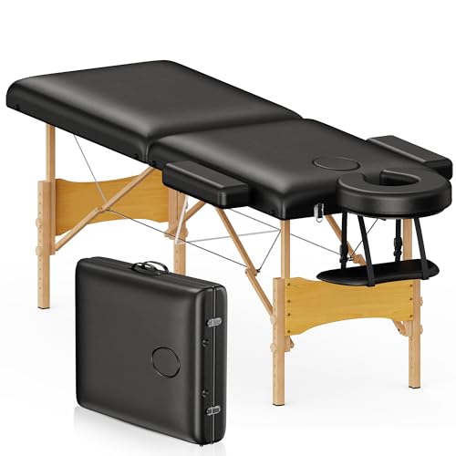 Portable Wooden 2-Fold Massage Table D572