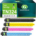 4-Pack Remanufactured Toner Cartridge for Konica Minolta TN-324 X177076