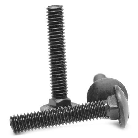 5/8 inch-11 x 3 1/2 inch Coarse Thread Grade 5 Carriage Bolt Medium Carbon Steel Black Oxide Pk 50 B461