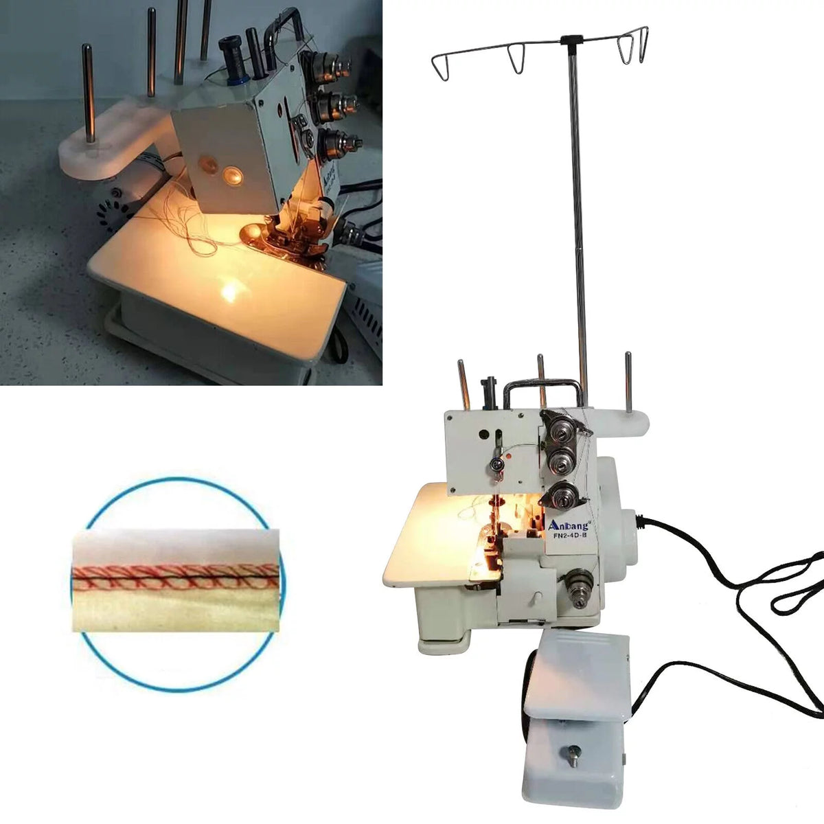 4 Thread Overlock Serger Sewing Machine P361