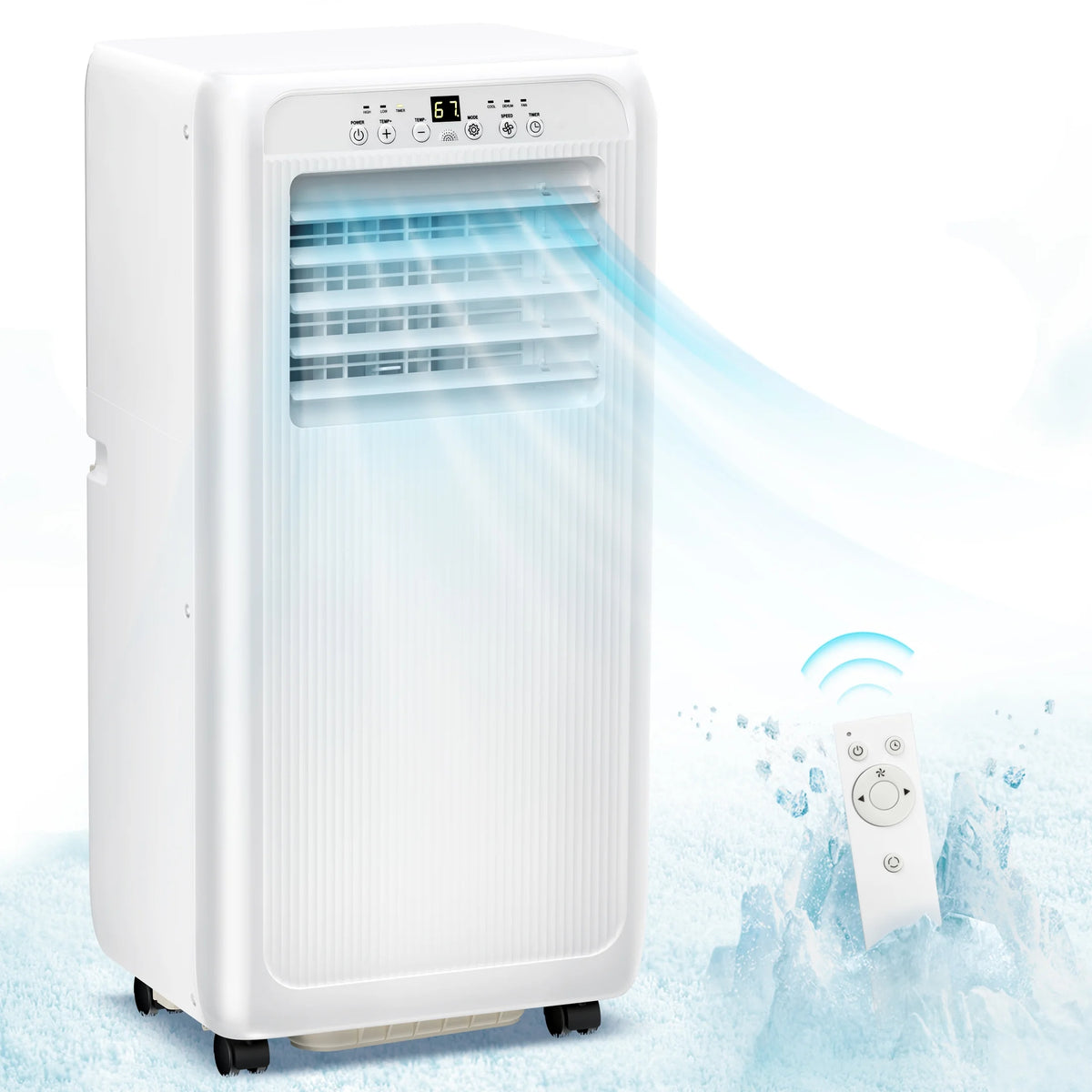 5000BTU Portable Air Conditioner 3 in 1 with 24-Hour Timer W4998