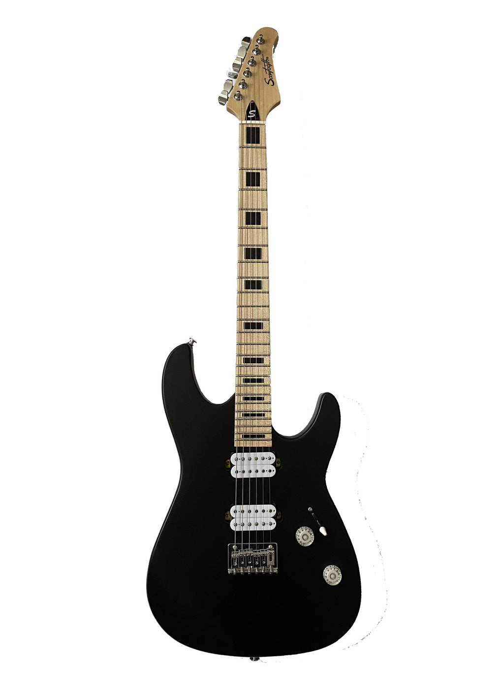 Satin Black Electric Guitar Z77251