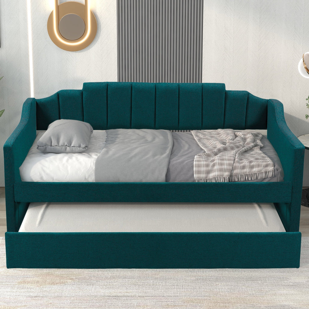 Upholstered Twin Daybed with Trundle G901
