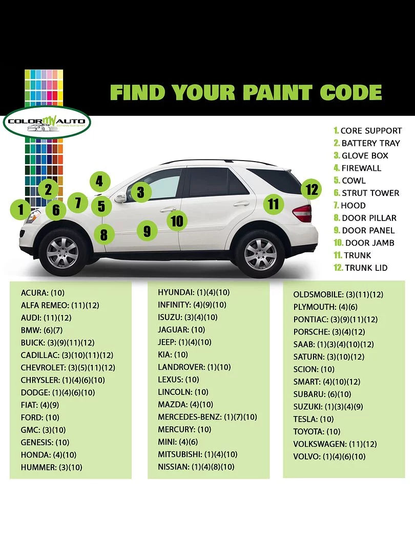 Deepwood Green Metallic Aerosol Y552874