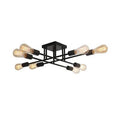 Black Semi Flush Mount Light I37052