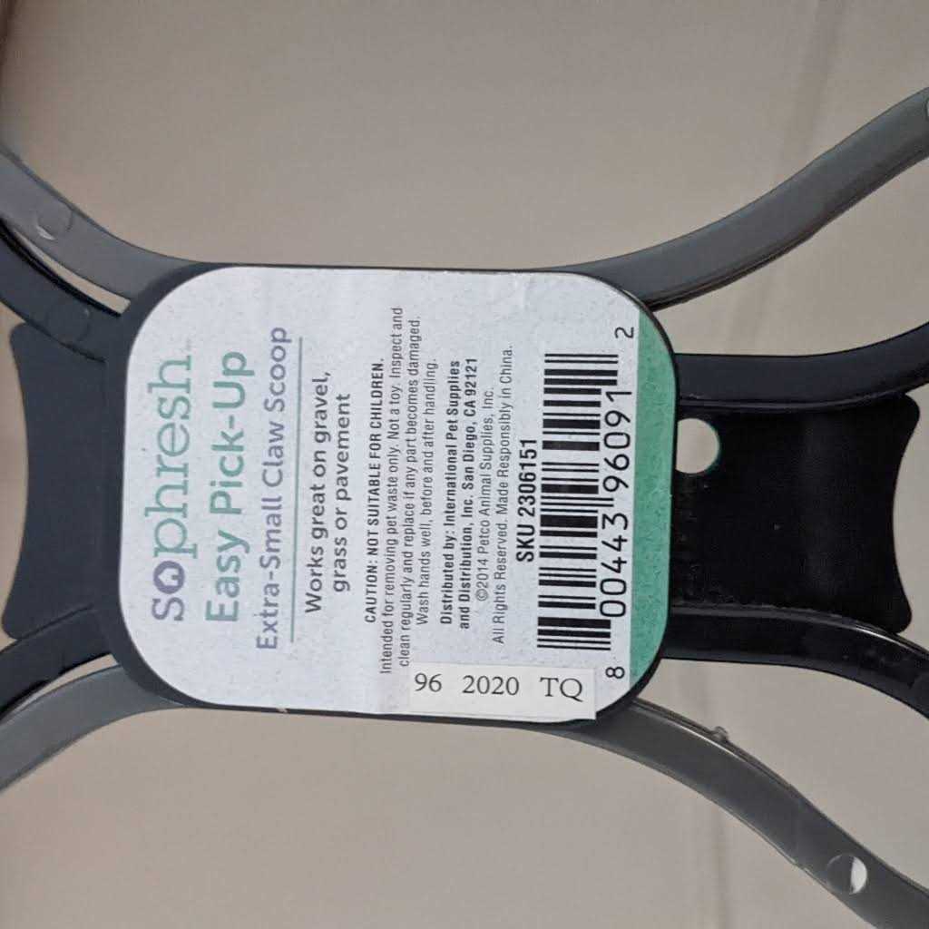 Dog Waste Scoop K57849