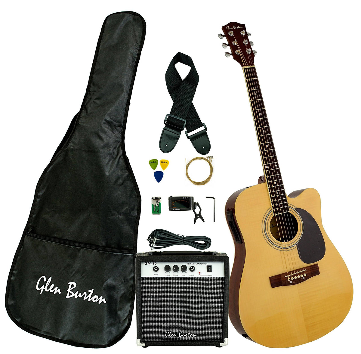 Acoustic Electric Cutaway Guitar Natural D30597